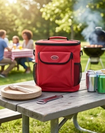 TCL Red Insulated Cooler Bag