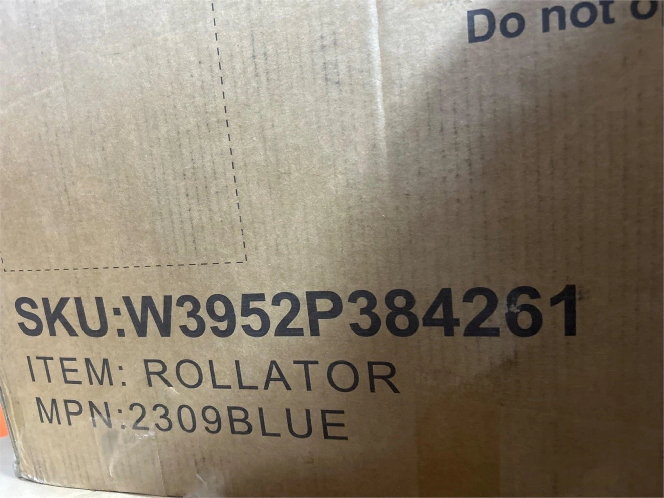 Blue Folding Rollator Mobility Aid senior walker - photo 3