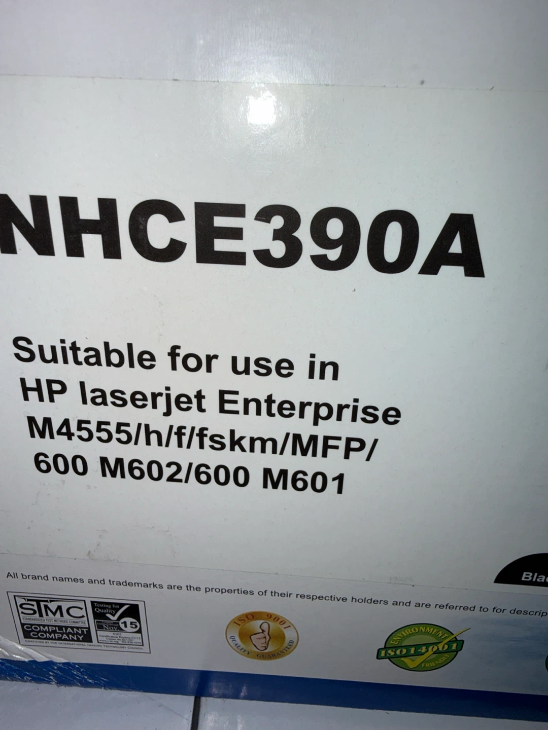 Compatible CE390A Black Toner Cartridge