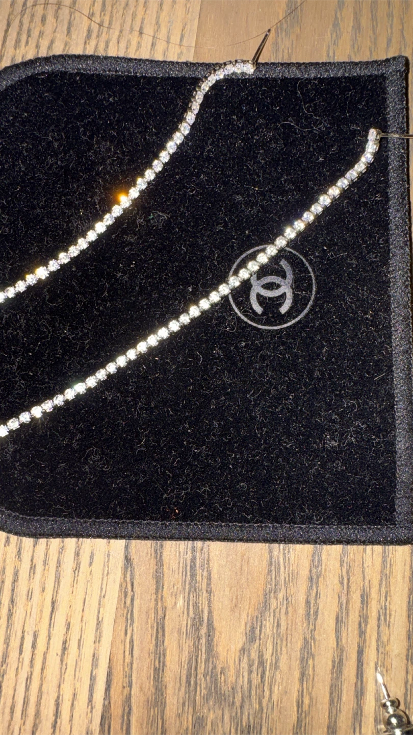 Crystal Rhinestone Tennis Necklace