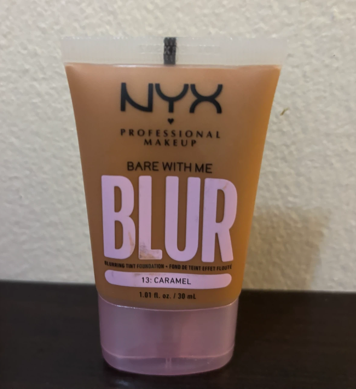 NEW-NYX Bare With Me Blur Tint Foundation in Caramel