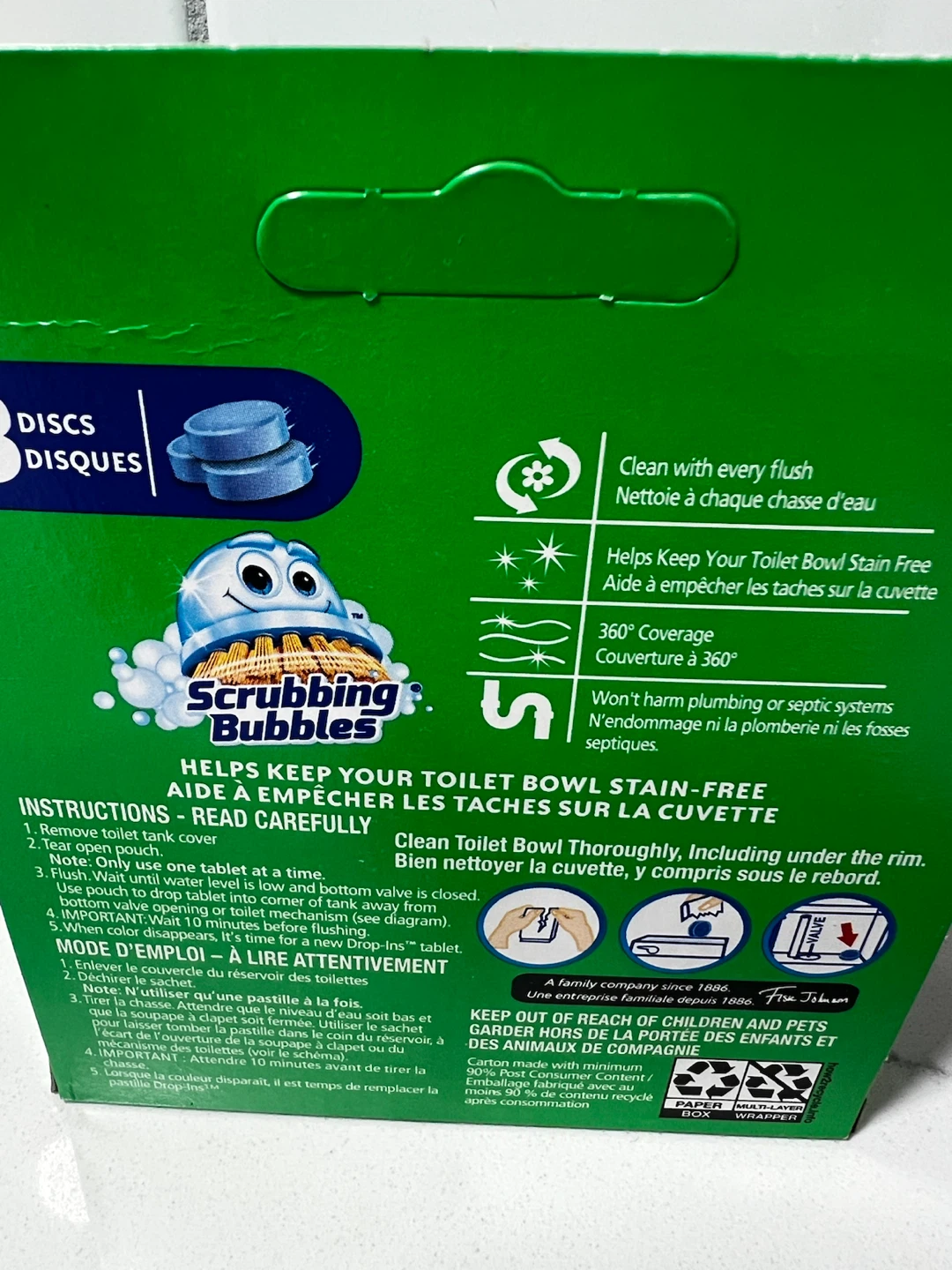 4 Boxes of Scrubbing Bubbles Drop-Ins - photo 4