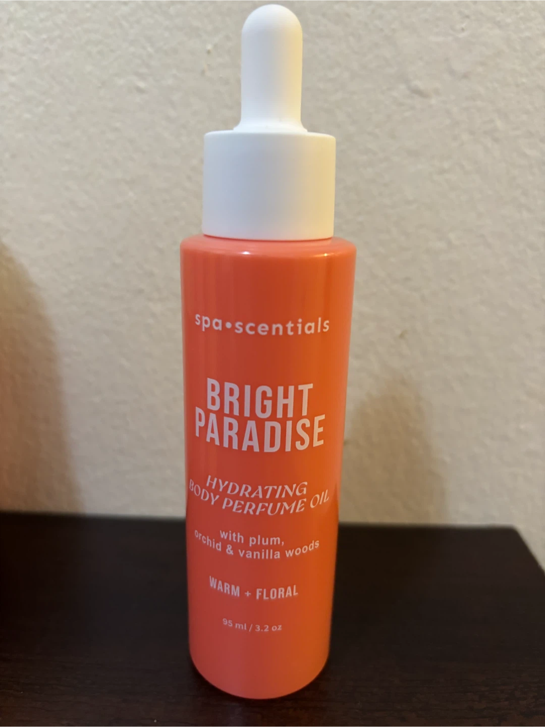 NEW-spa scentials Bright Paradise Hydrating Body Perfume Oil