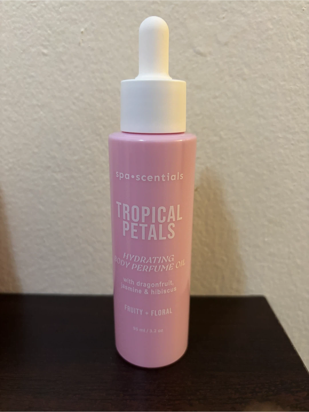 NEW-Spa Scentials Tropical Petals Hydrating Body Perfume Oil