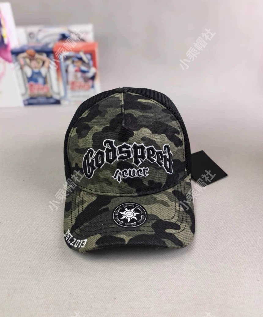 Godspeed Never Camo Trucker Hat