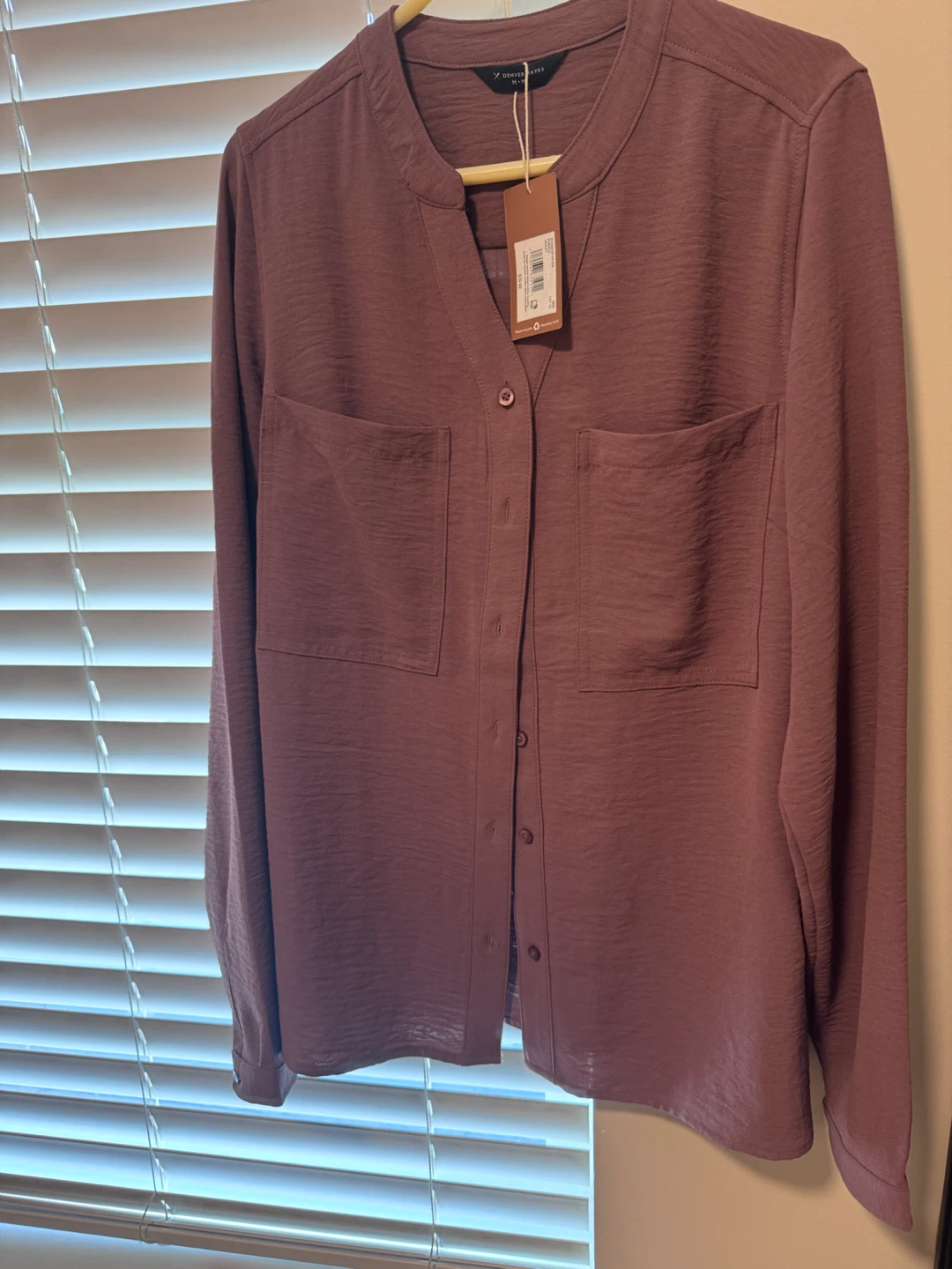 Denver Hayes Violet Blouse, 40$+tax