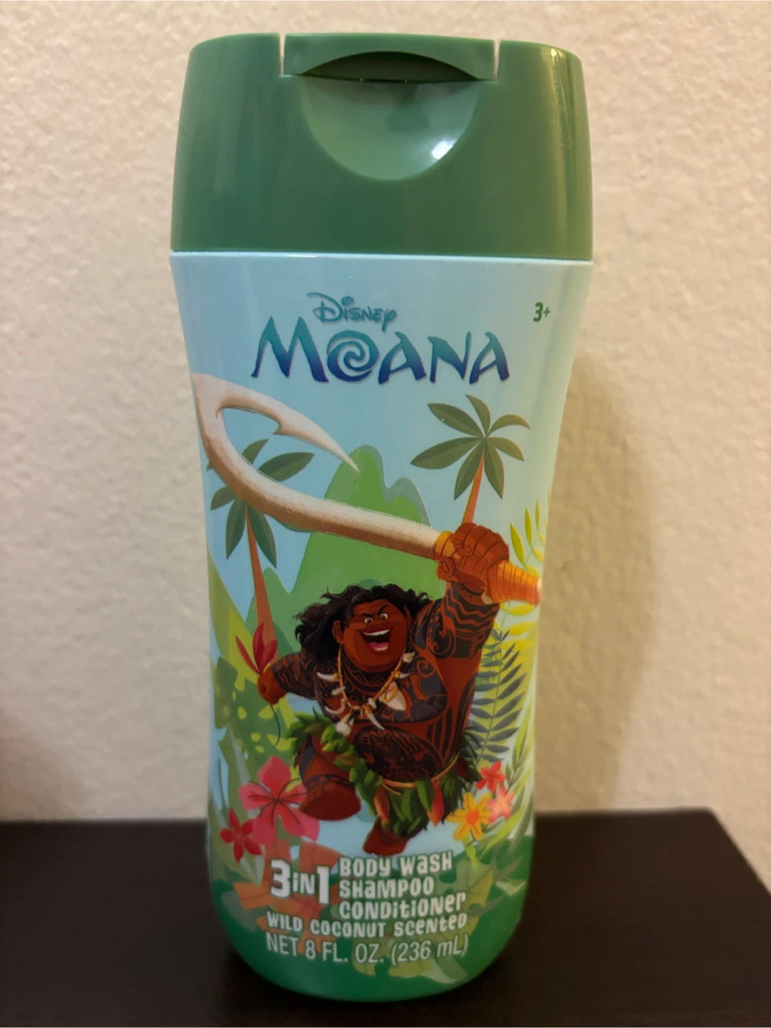 NEW-Disney Moana 3-in-1 Body Wash, Shampoo, and Conditioner