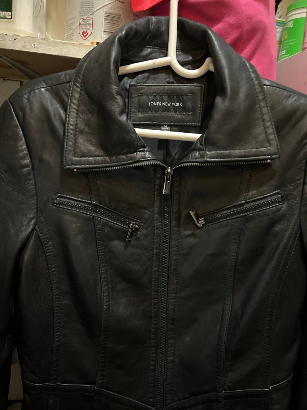 Jacket de cuero para mujer