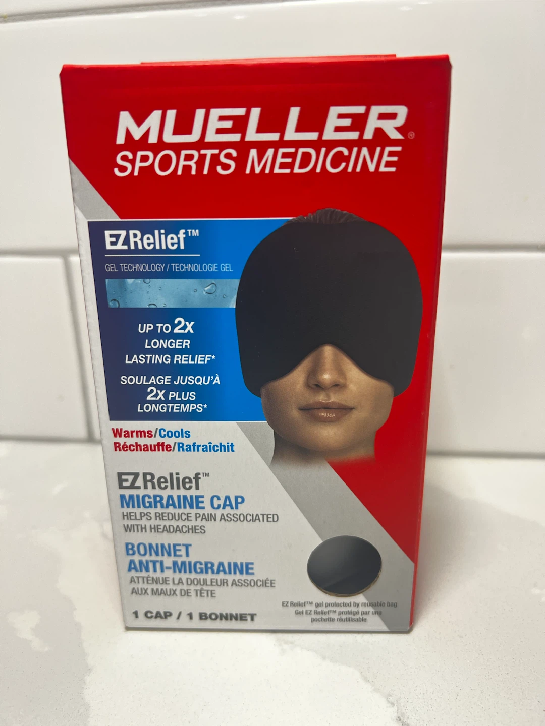 NEW AND SEALED Mueller EZ Relief Migraine Cap