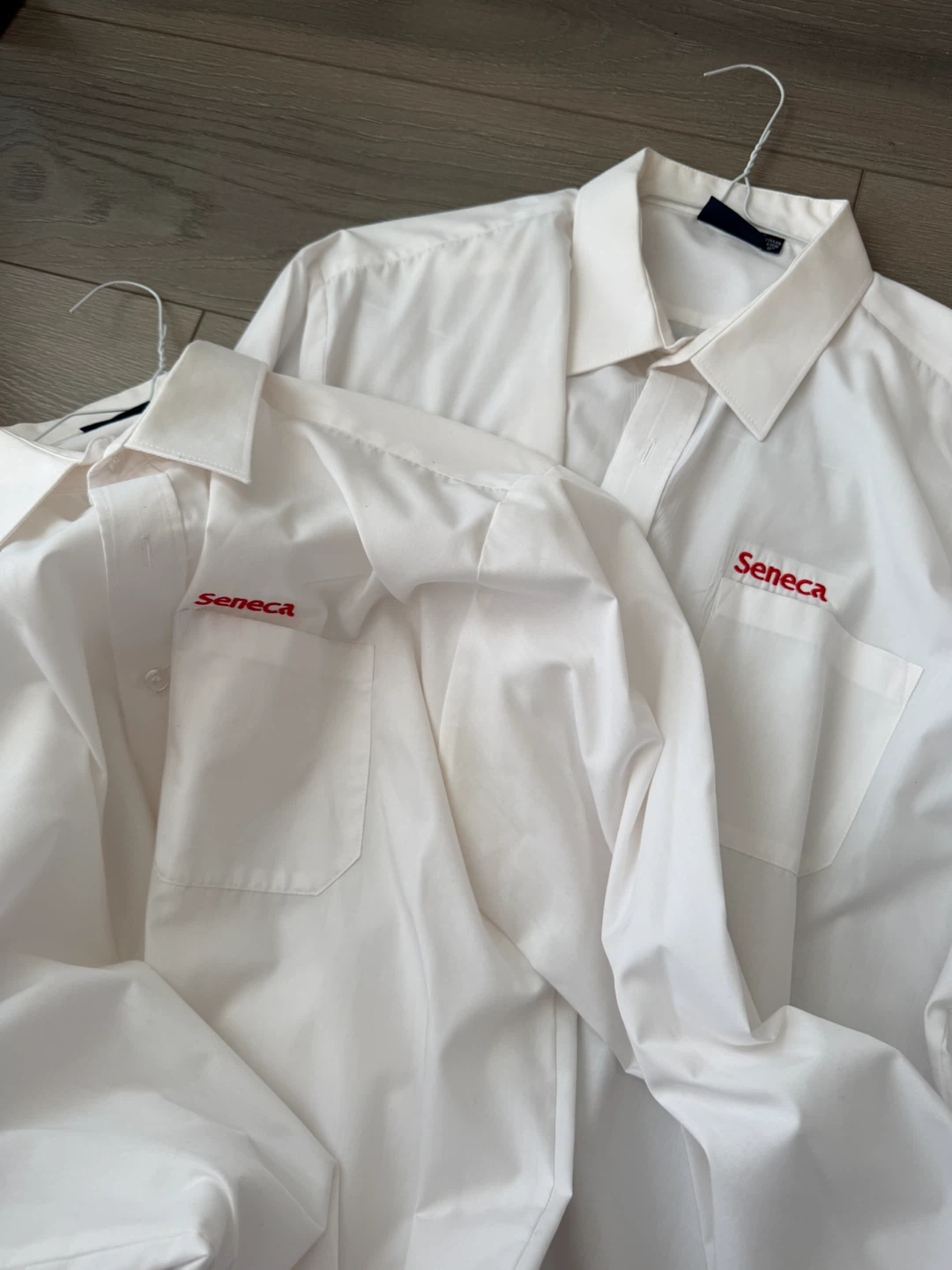 Two Seneca White Dress Shirts