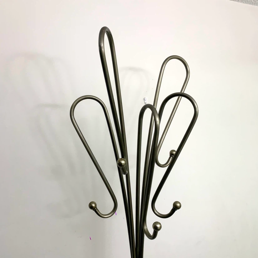 Metal Coat Rack Stand Coat Hat Clothes Hanger Entryway Storage - photo 3
