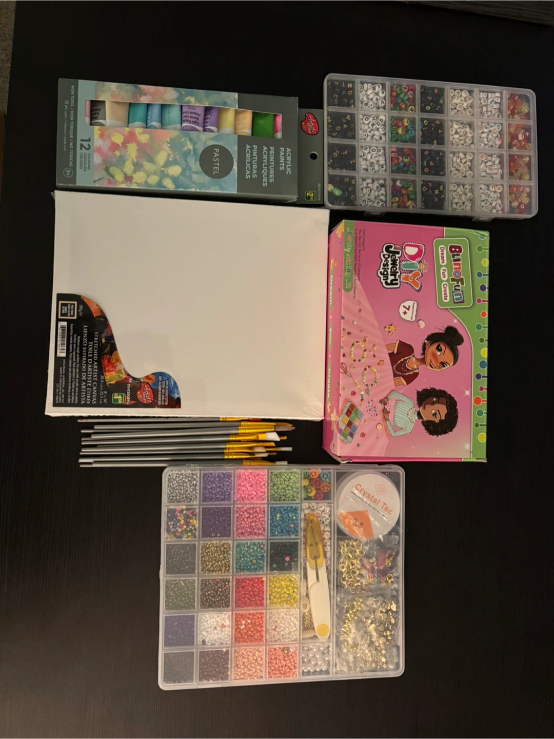 Jewellery Making and Painting Art Kit Bundle