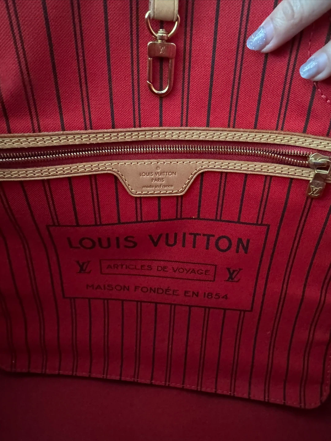 Authentic Louis Vuitton Neverfull MM Monogram Tote - photo 5