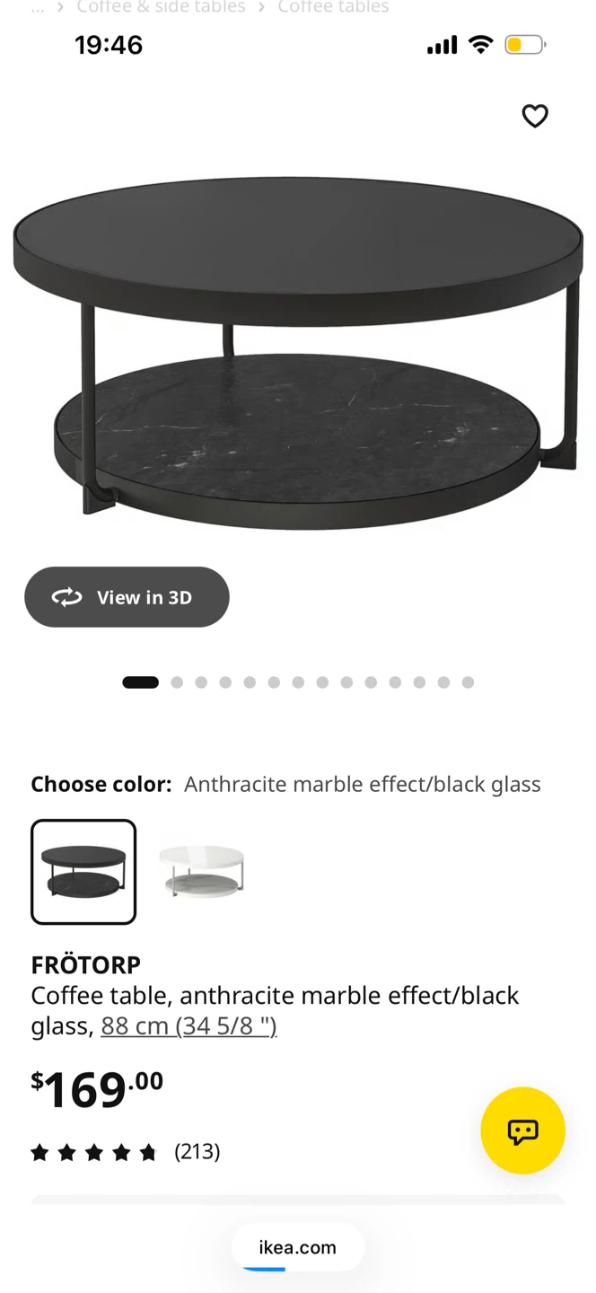 IKEA FRÖTORP coffee table
