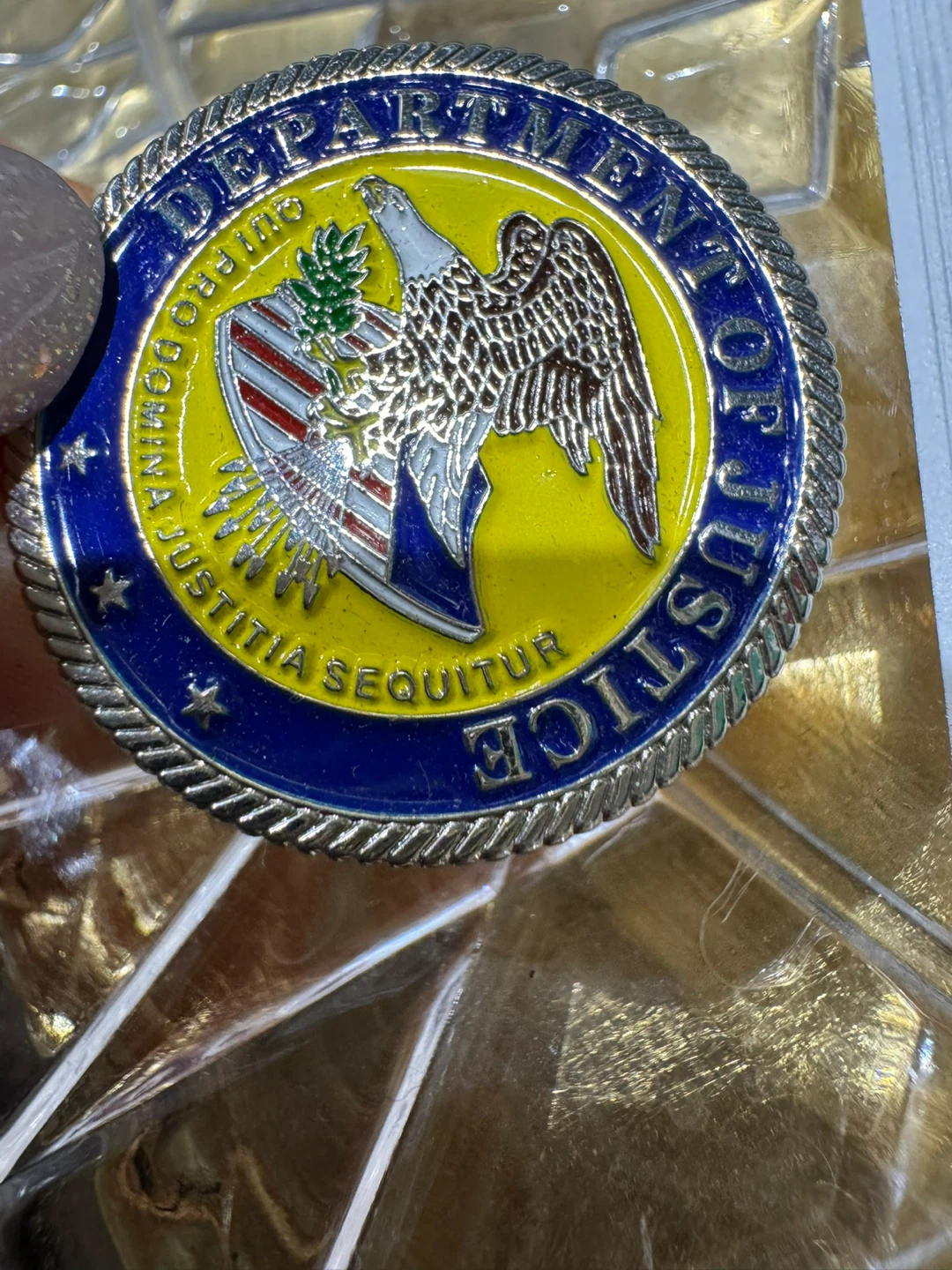 US Department of Justice Challenge Coin