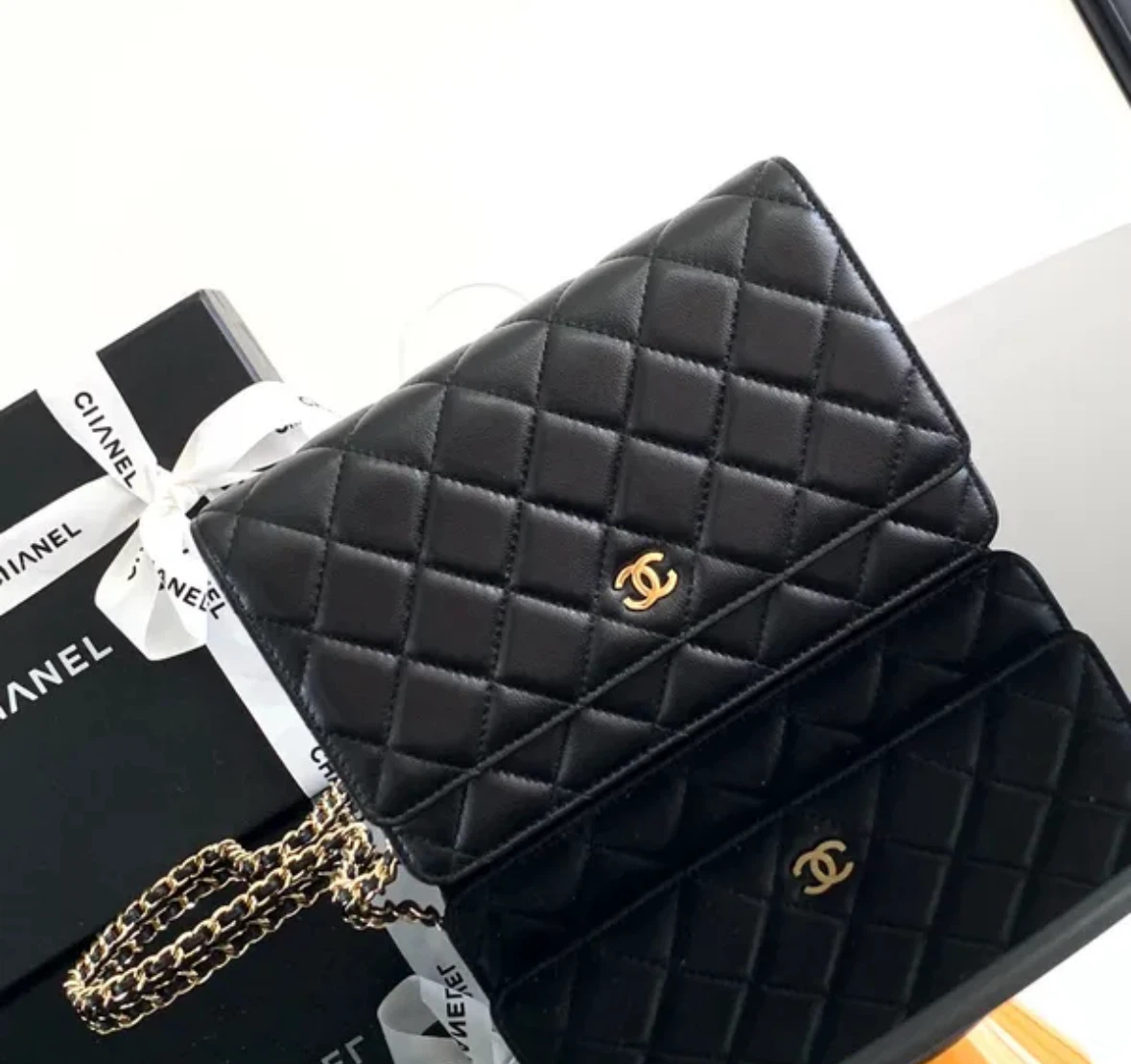 Chanel Quilted Wallet on Chain
