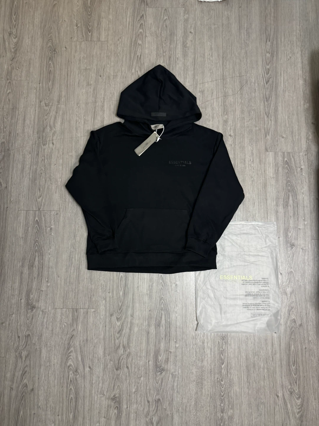 Essentials Fear of God Black Hoodie