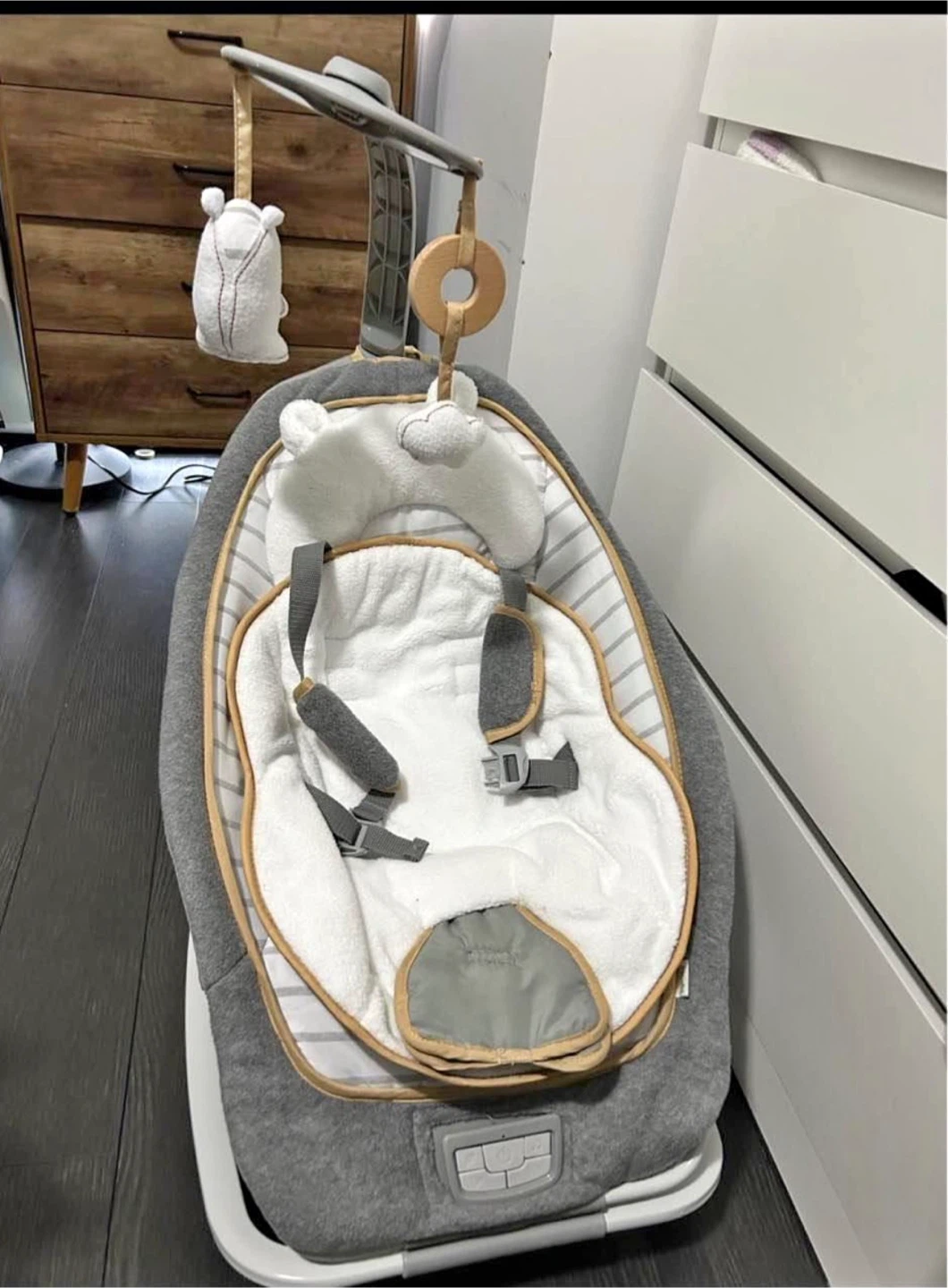 Ingenuity Boutique Collection Plush Baby Rocker