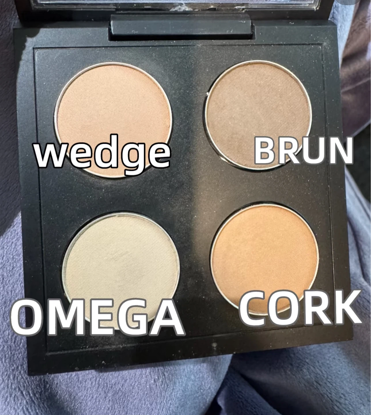 MAC Eyeshadow Quad Palette by makeup artist