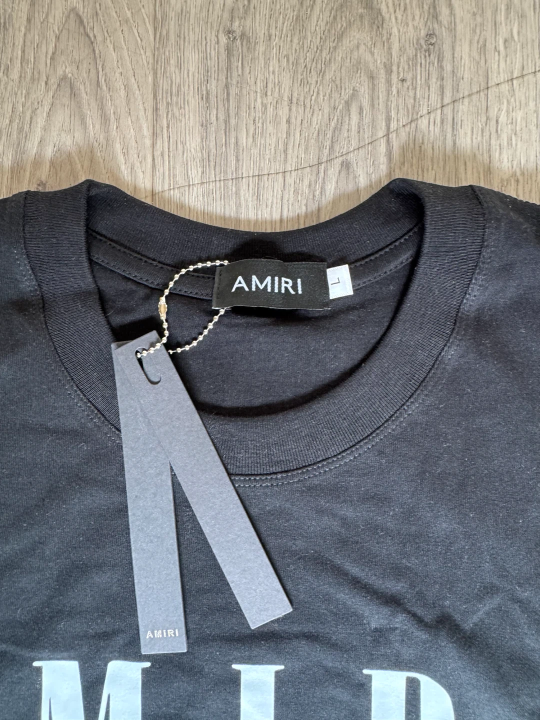 AMIRI Black Logo T-Shirt - photo 3