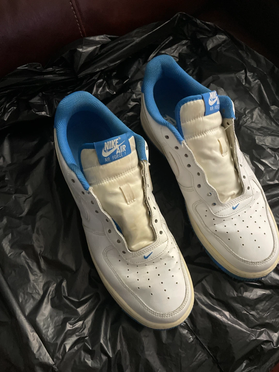 Nike Air Force 1 Low White and Blue - photo 2