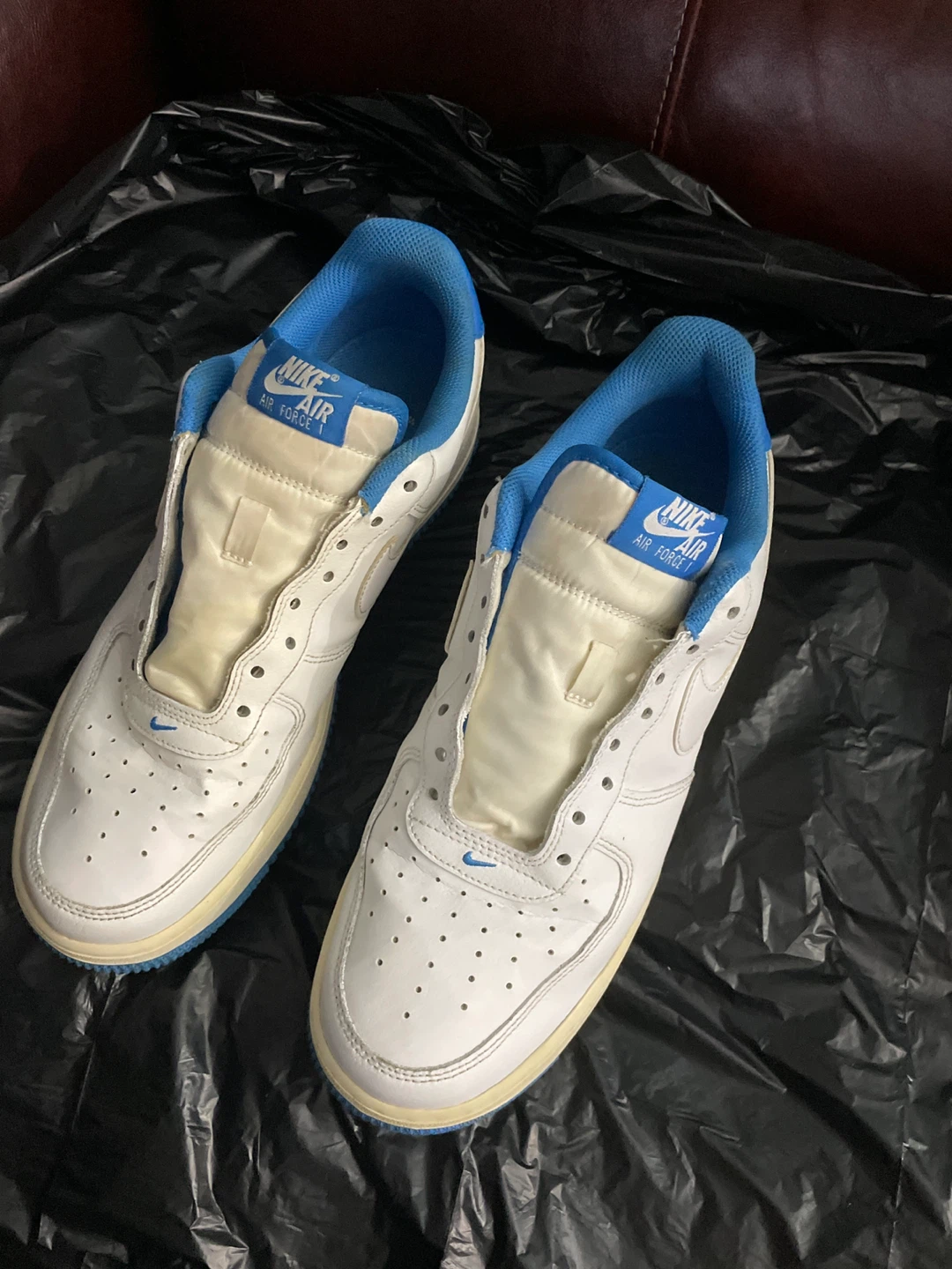 Nike Air Force 1 Low White and Blue - photo 3