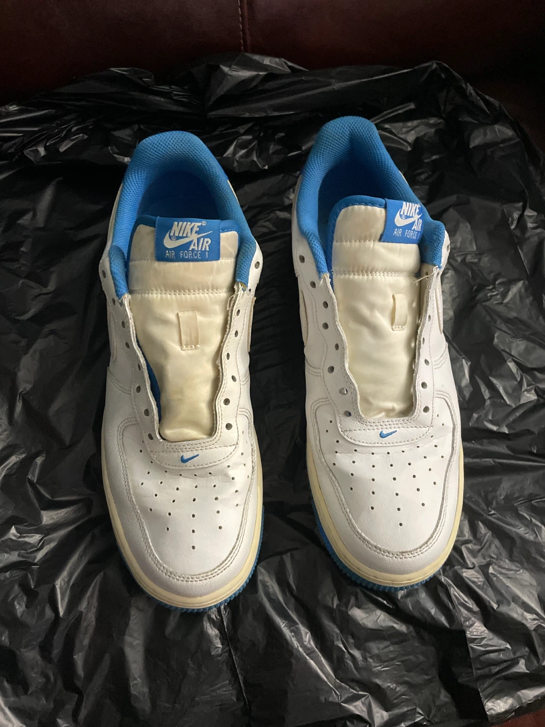 Nike Air Force 1 Low White and Blue - photo 4