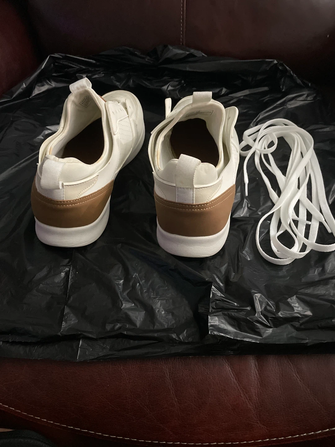 White and Tan Casual Sneakers - photo 5