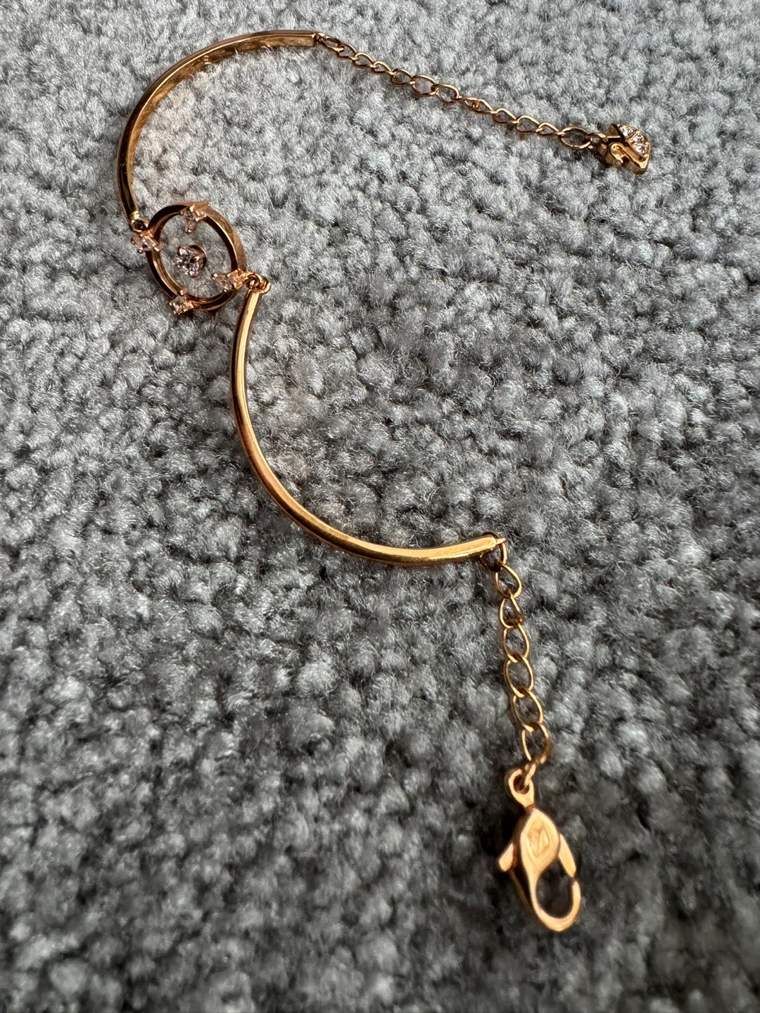 Swarovski Rose Gold Tone Crystal Bracelet - photo 2