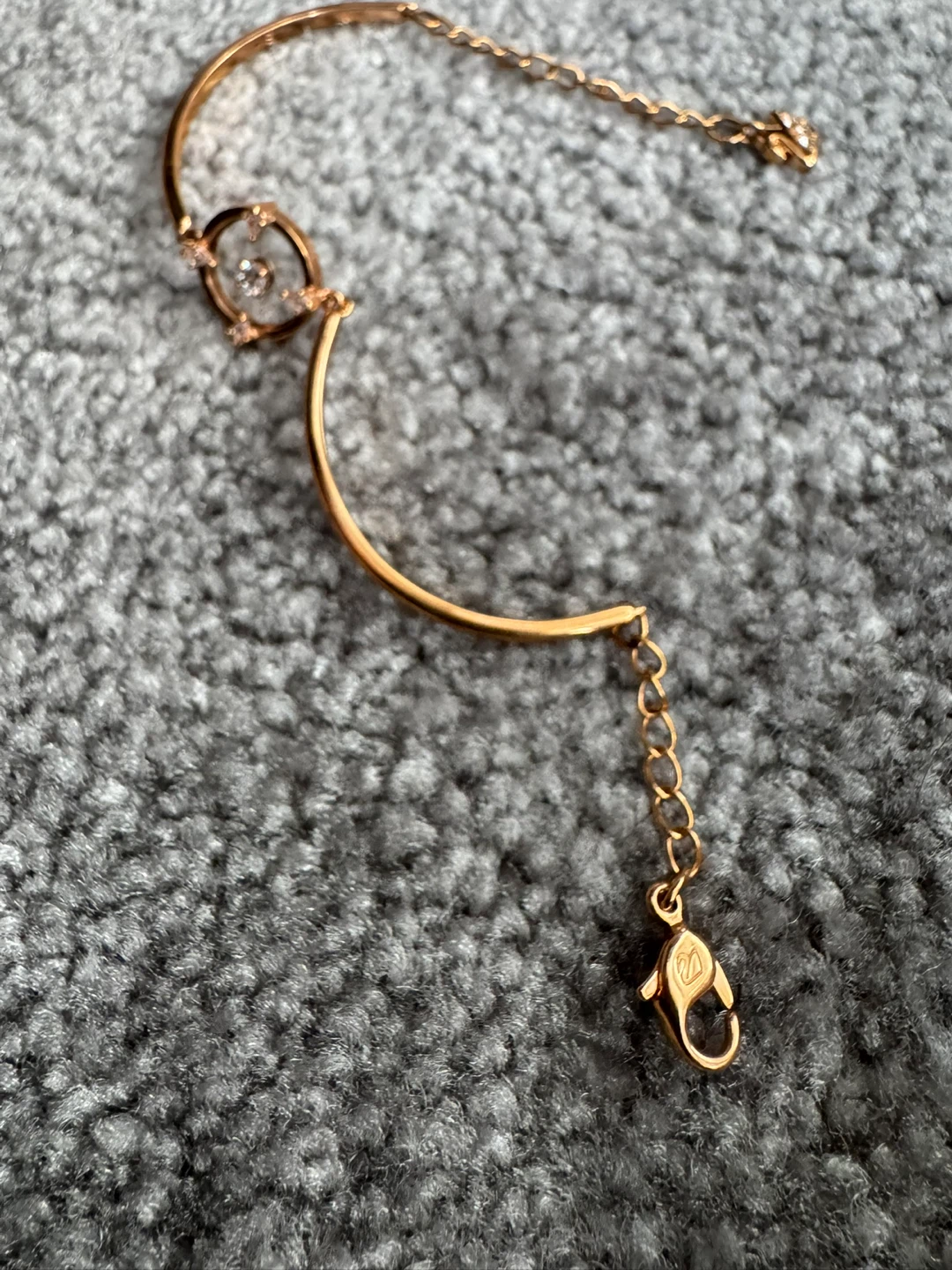 Swarovski Rose Gold Tone Crystal Bracelet - photo 3