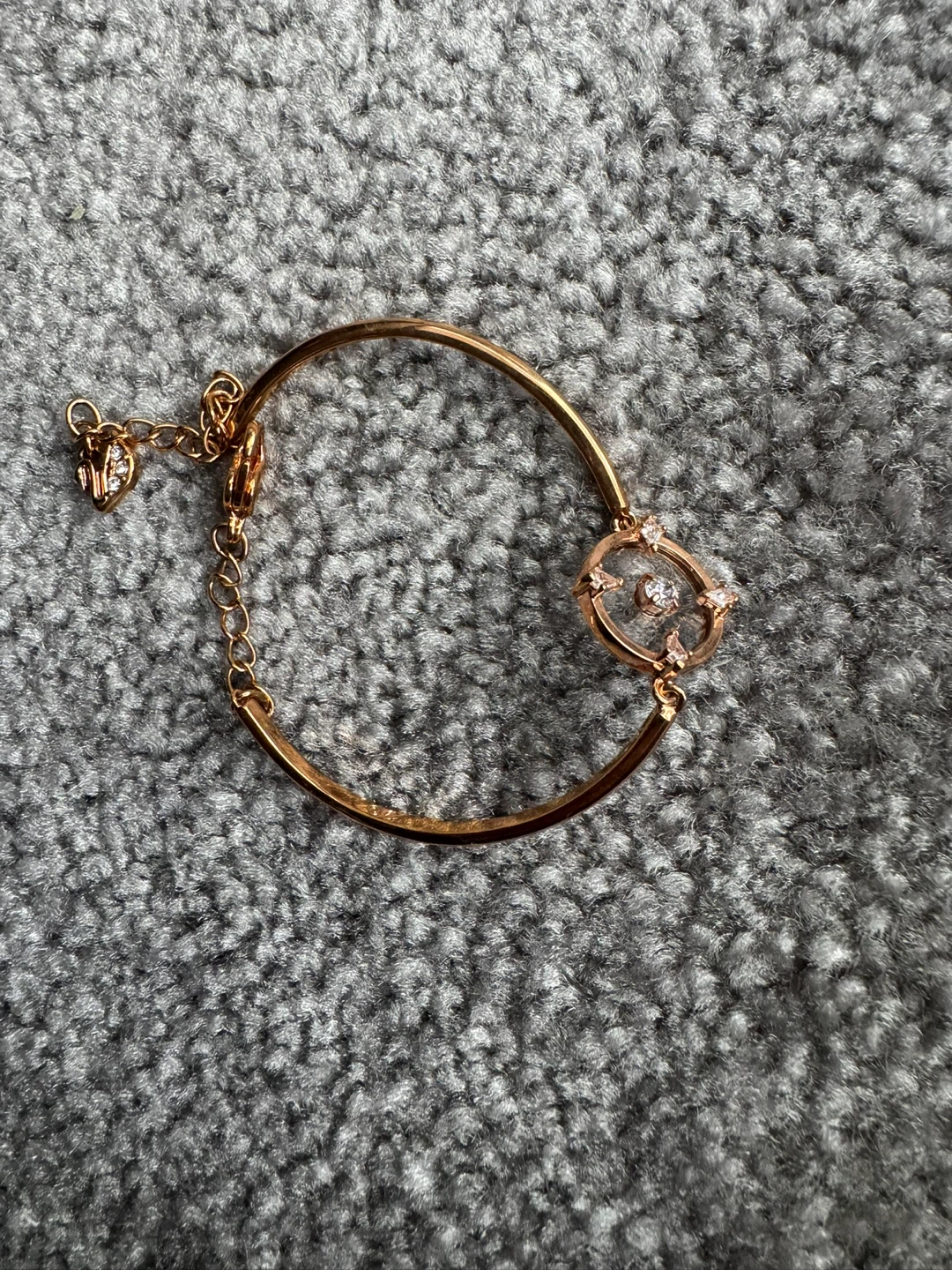 Swarovski Rose Gold Tone Crystal Bracelet - photo 5