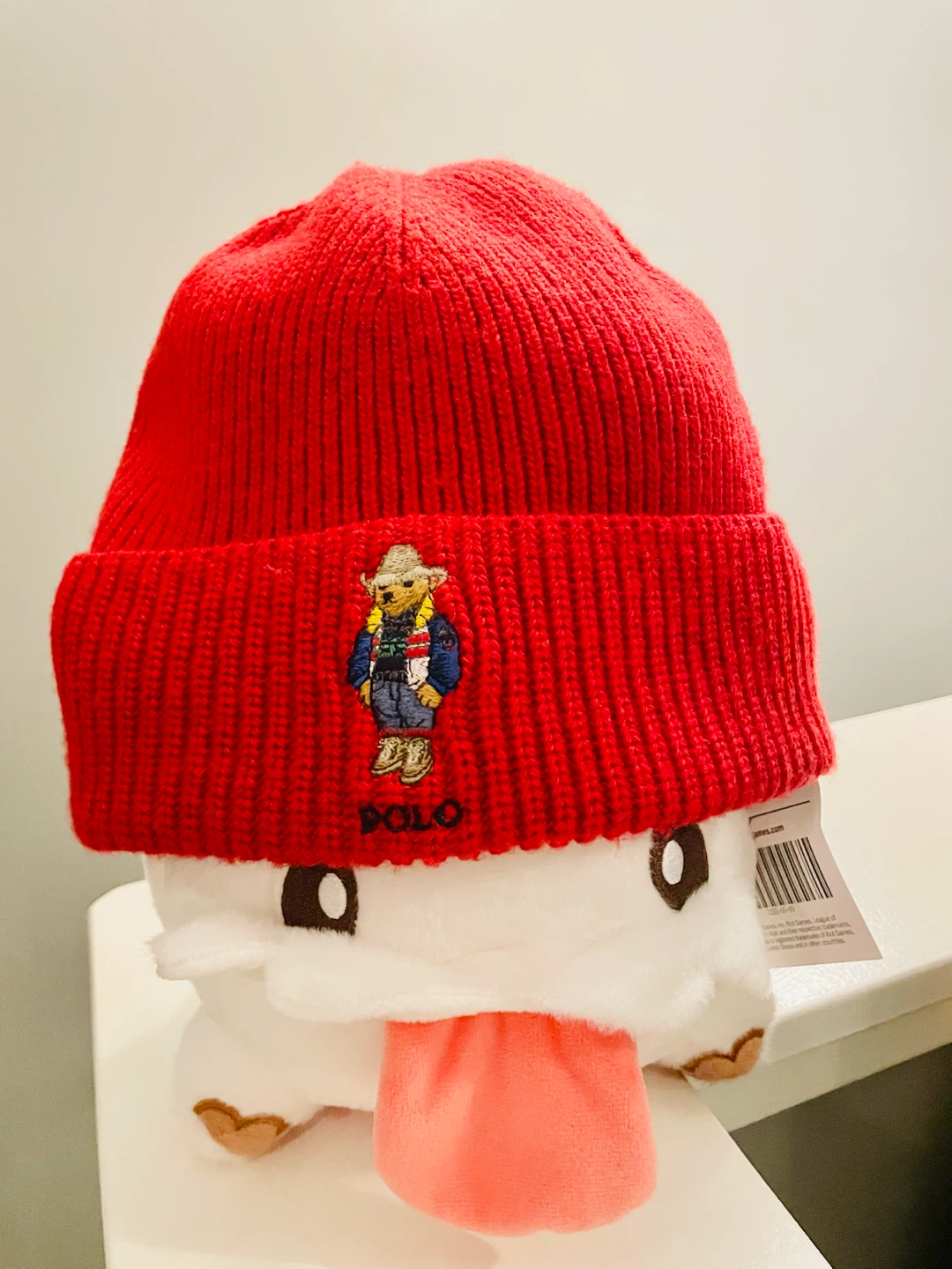 Polo Ralph Lauren Red Bear Beanie
