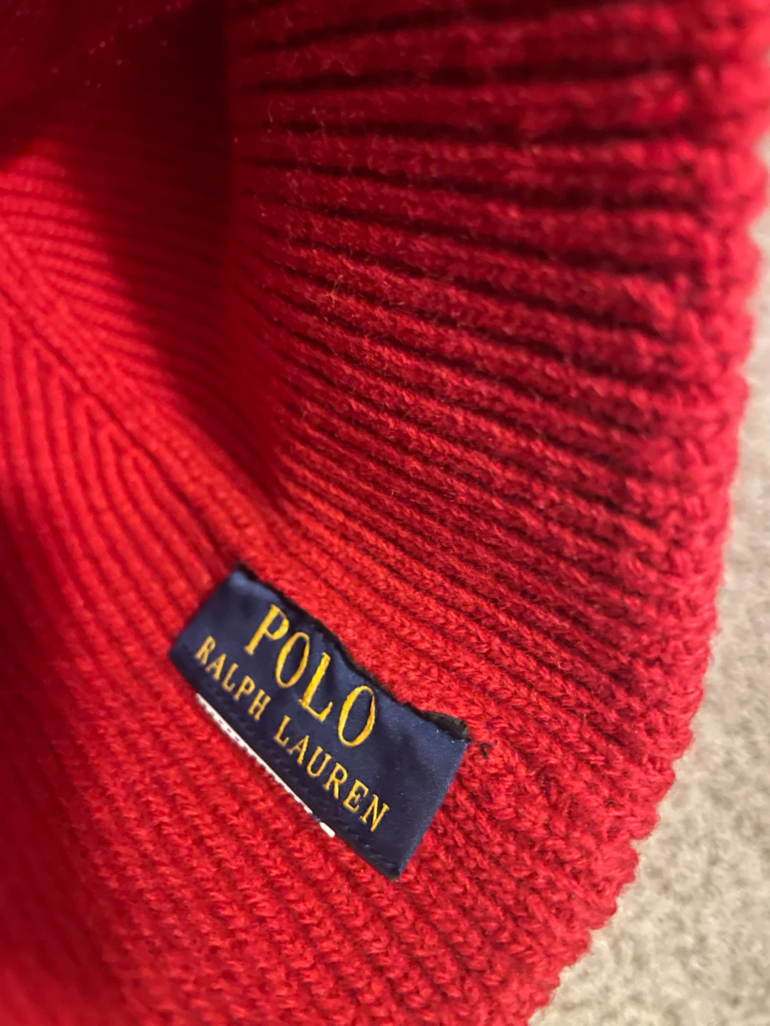 Polo Ralph Lauren Red Bear Beanie - photo 4