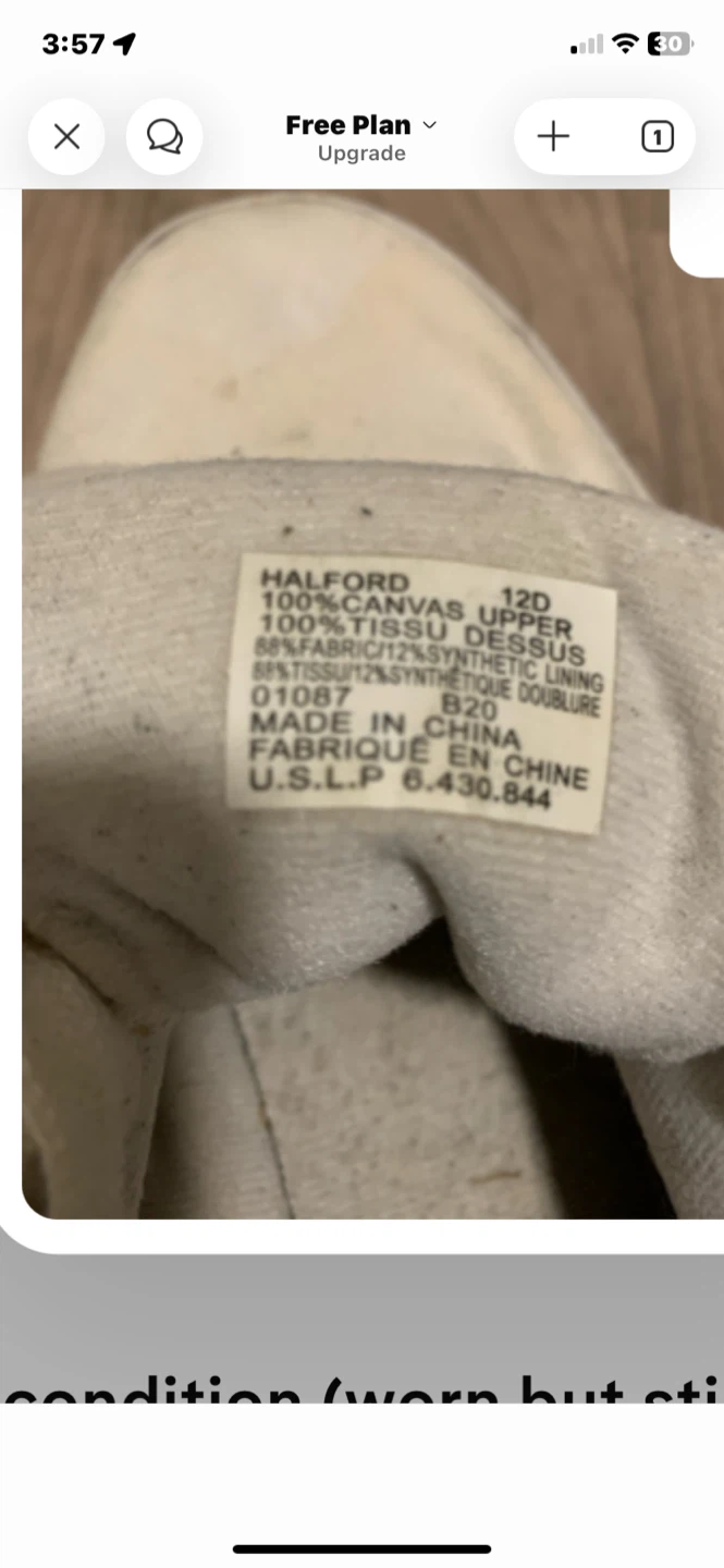 Polo Ralph Lauren Halford Canvas Shoes - Size 12D - photo 2