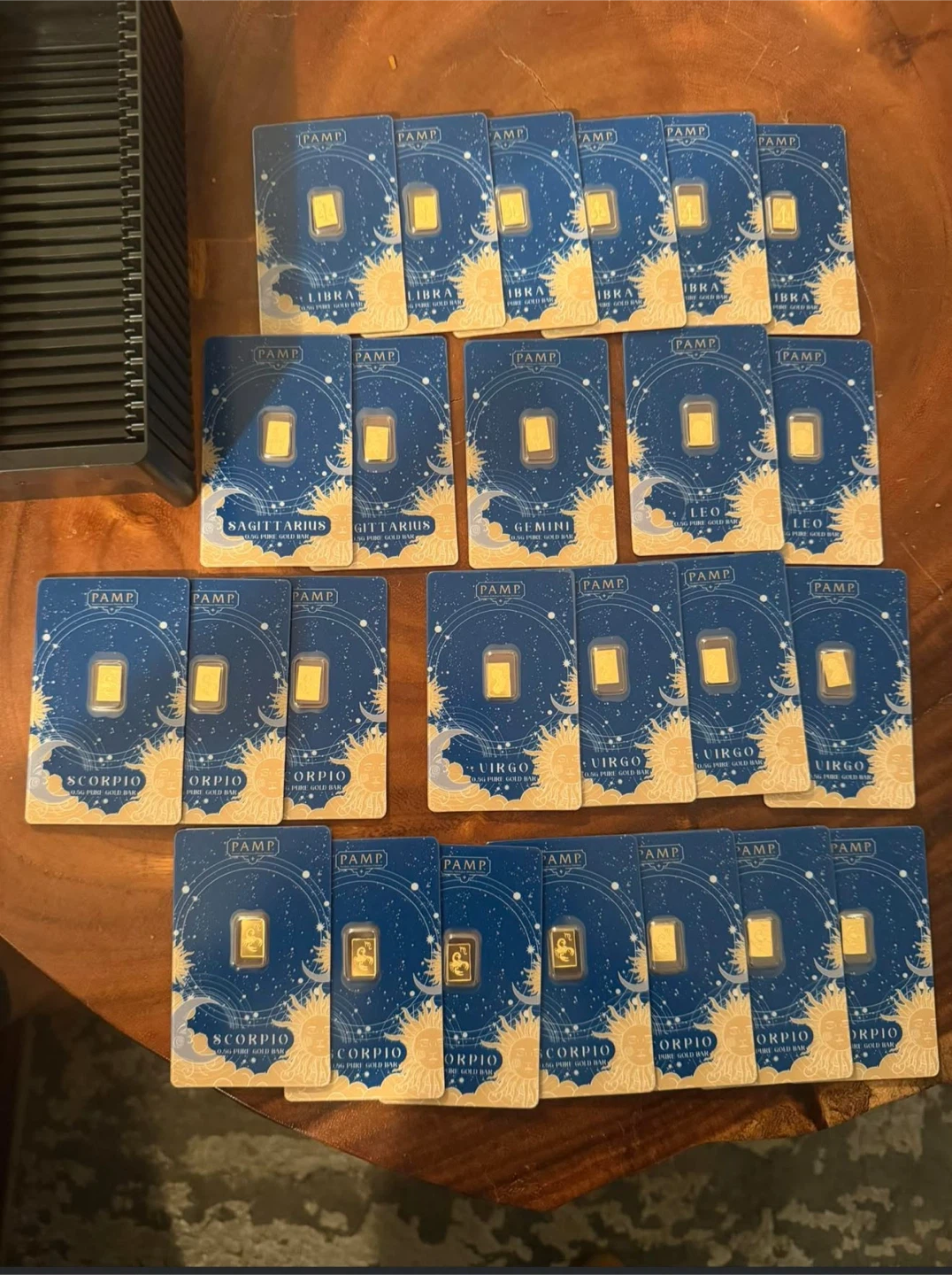 PAMP Suisse 0.5g Zodiac Gold Bars Available - photo 3