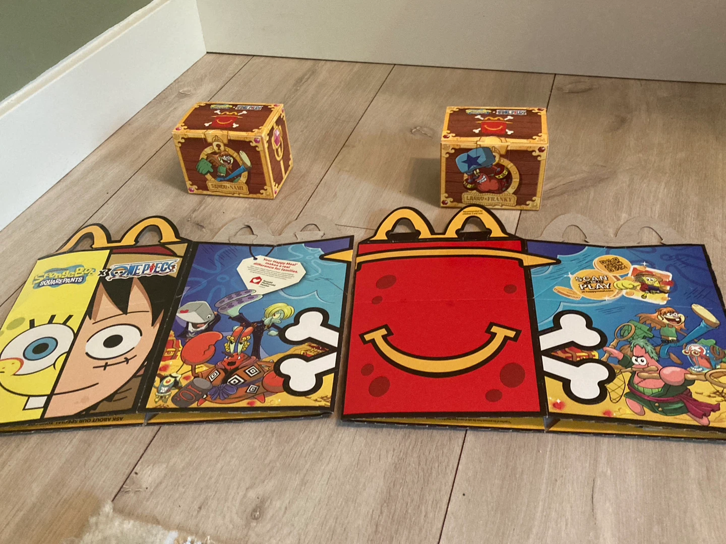 McDonalds One Piece x SpongeBob