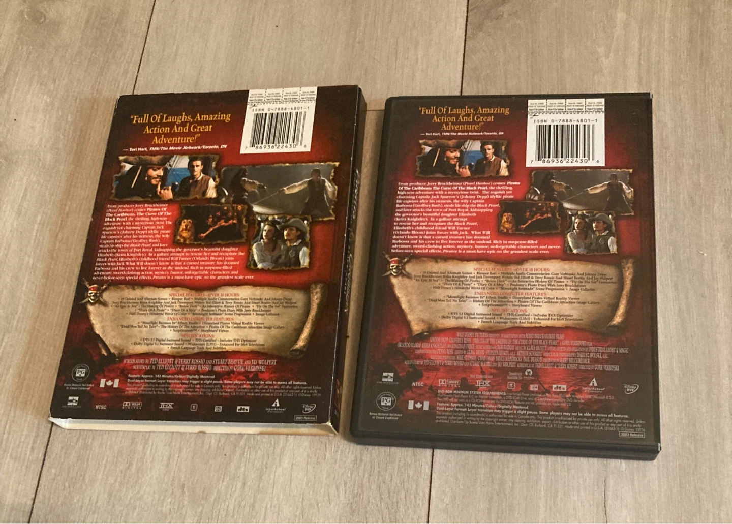 Pirates of the Caribbean: The Curse of the Black Pearl DVD - photo 2