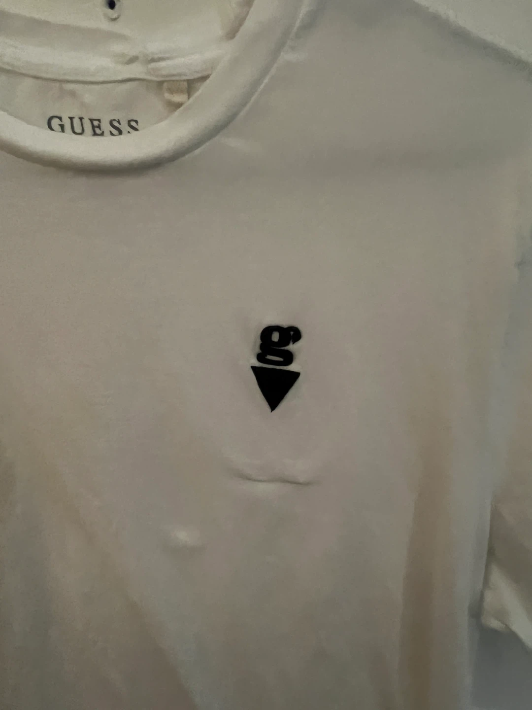 GUESS White Cotton T-Shirt size XL - photo 2