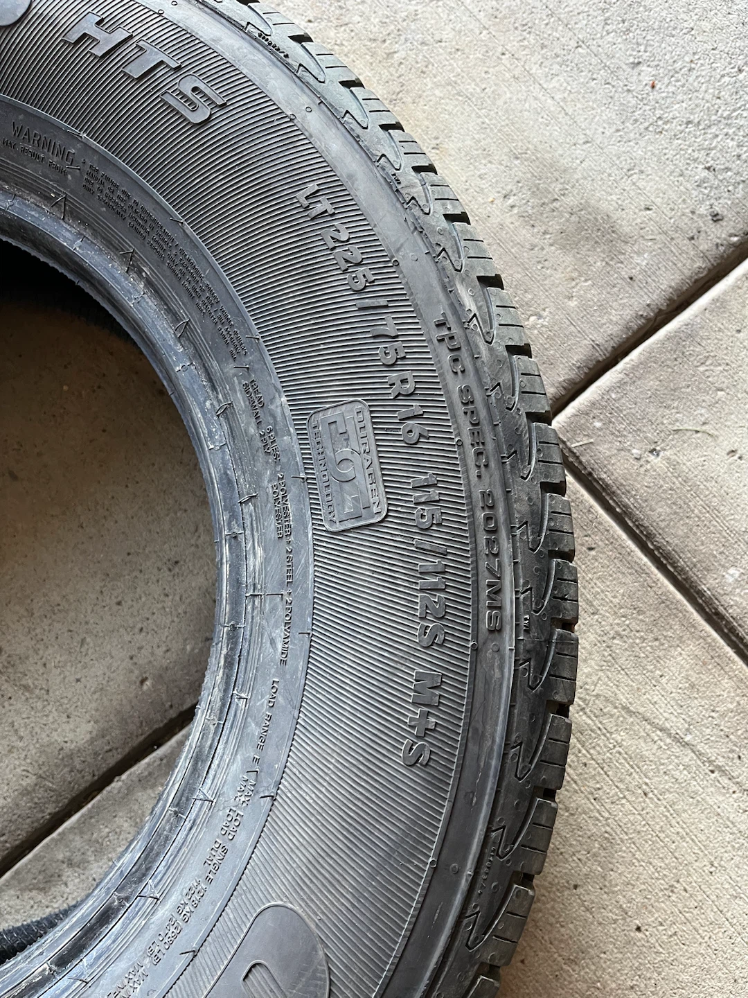 LT225/75R16 General Grabber HTS Tires - photo 3