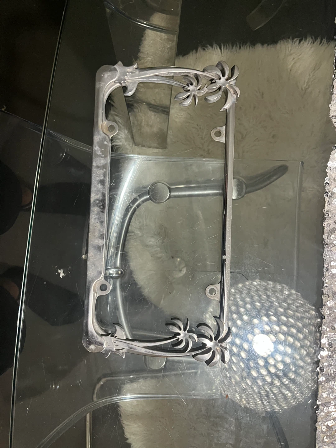 Palm Tree License Plate Frame