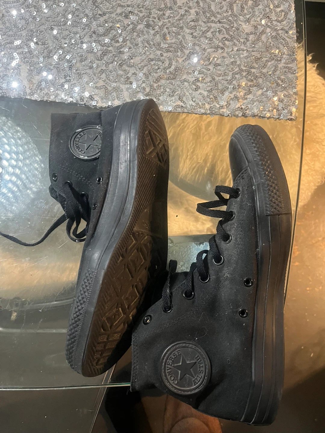 Converse All Star High Tops Black size 11.5 - photo 2