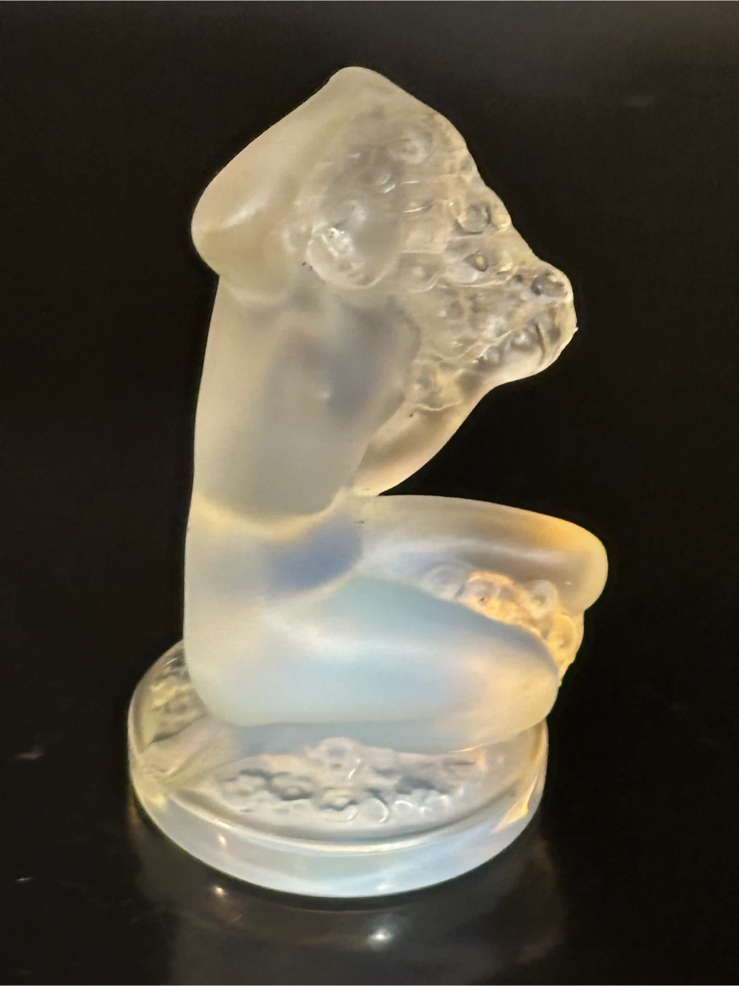 Lalique France Floreal Opalescent Nude Figurine - photo 2