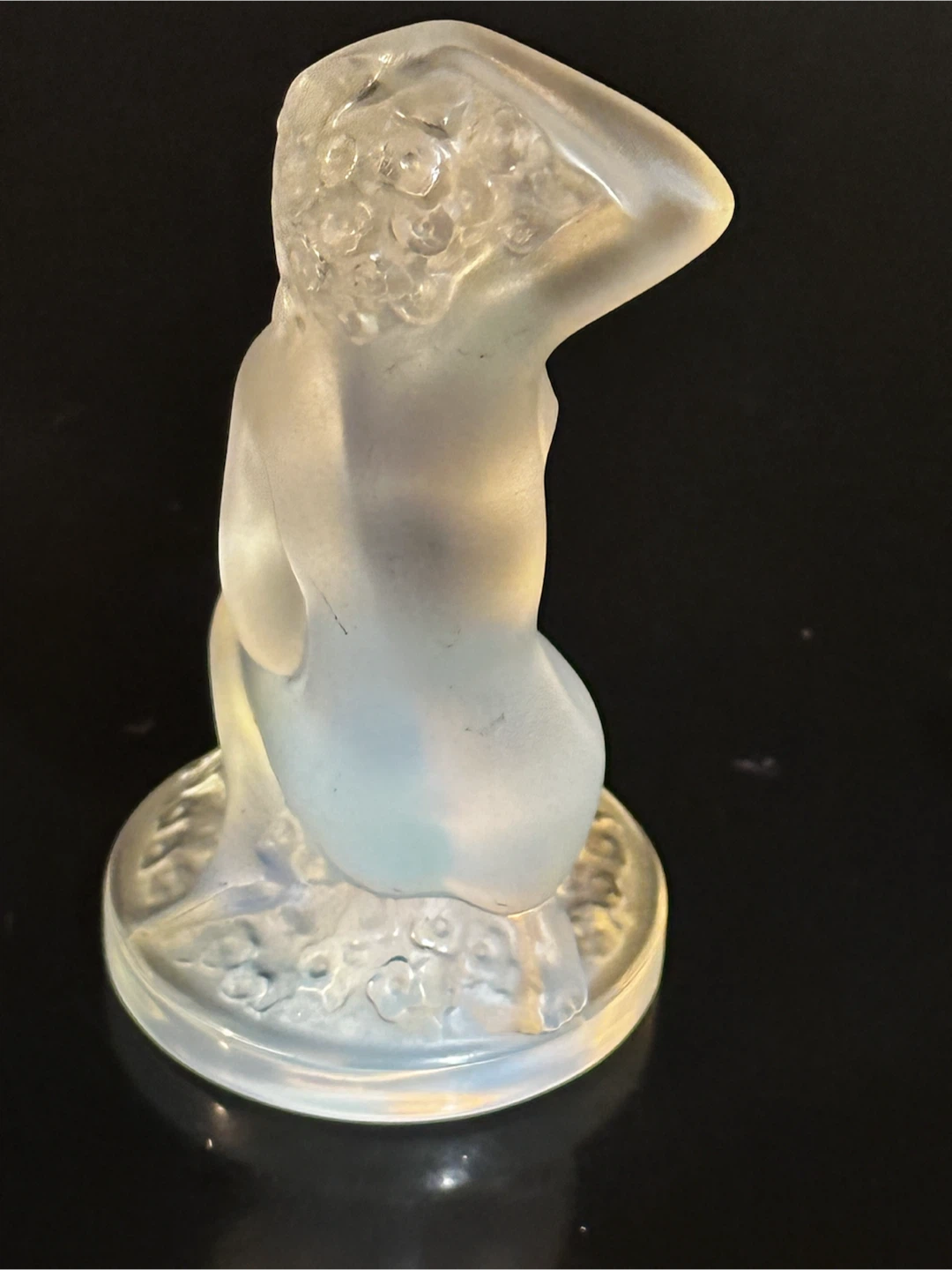 Lalique France Floreal Opalescent Nude Figurine - photo 5