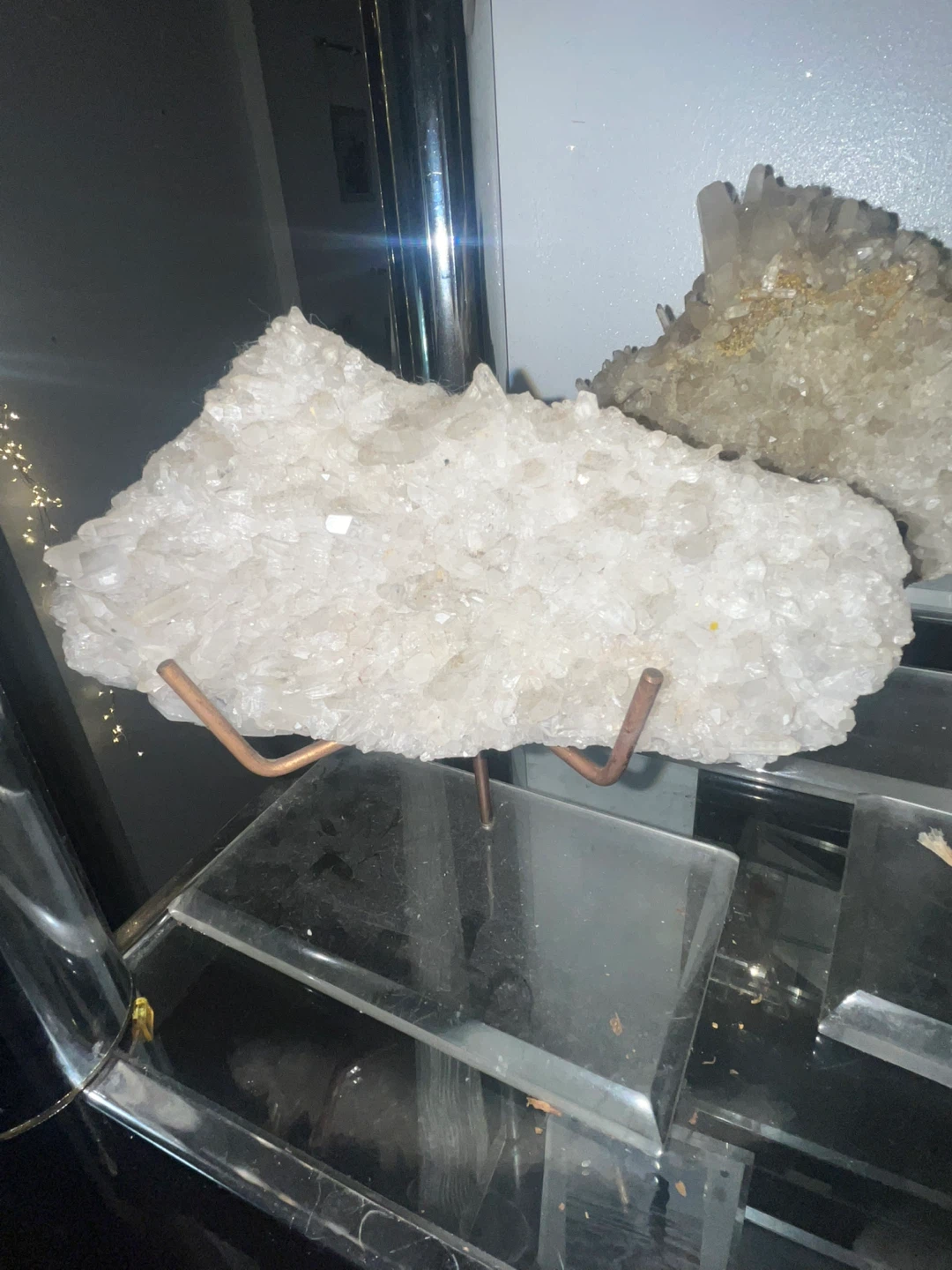 Clear Quartz Crystal Cluster on Stand 35$ each - photo 2