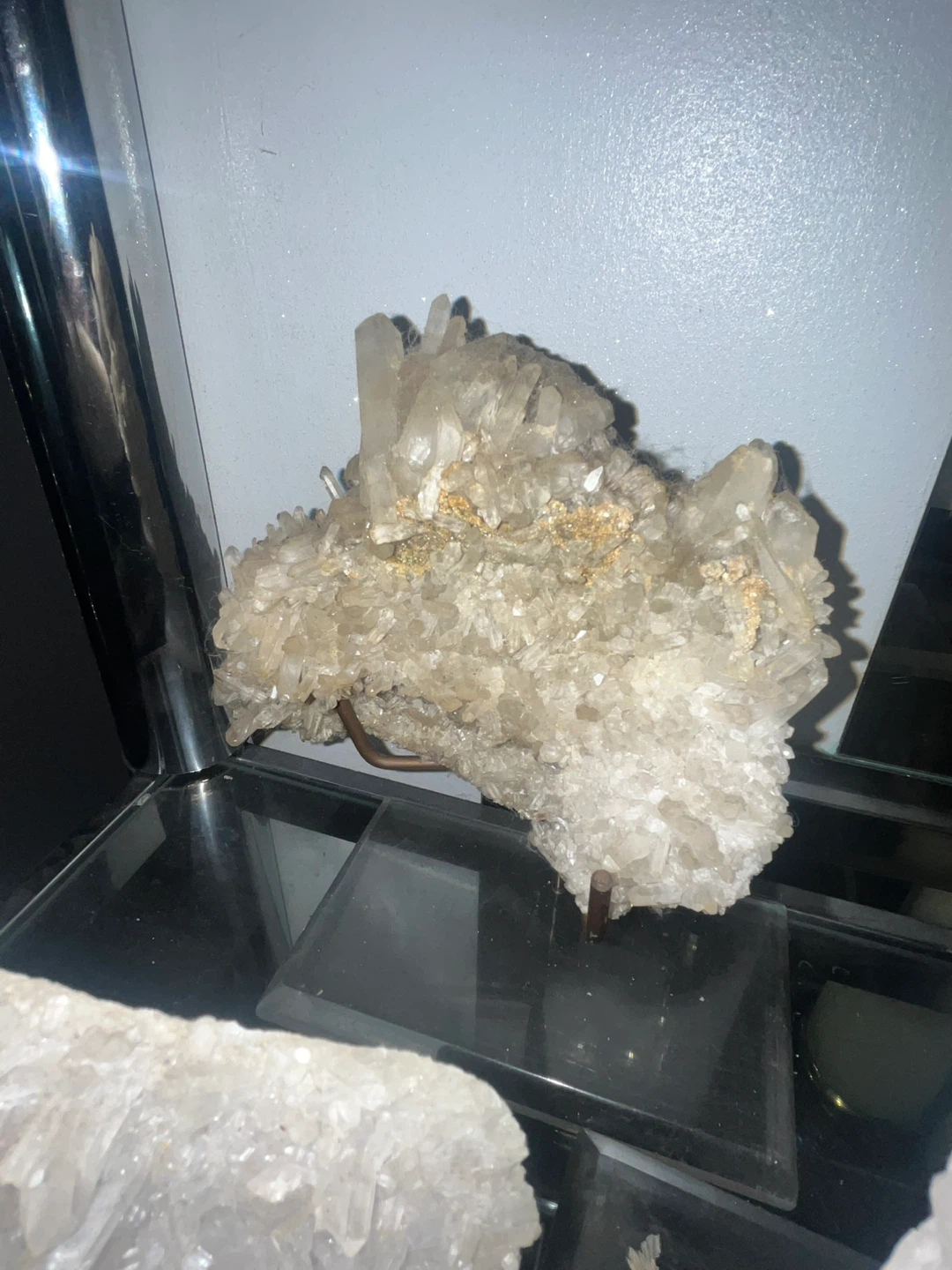 Clear Quartz Crystal Cluster on Stand 35$ each - photo 4