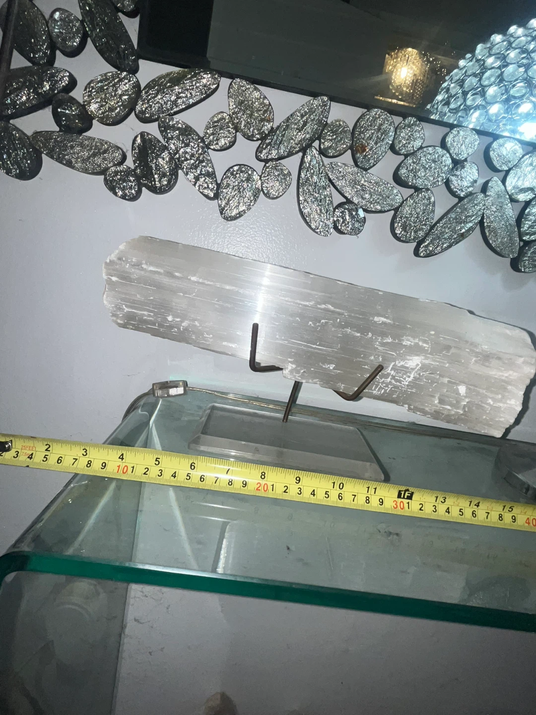 Selenite Crystal Display Piece - photo 2
