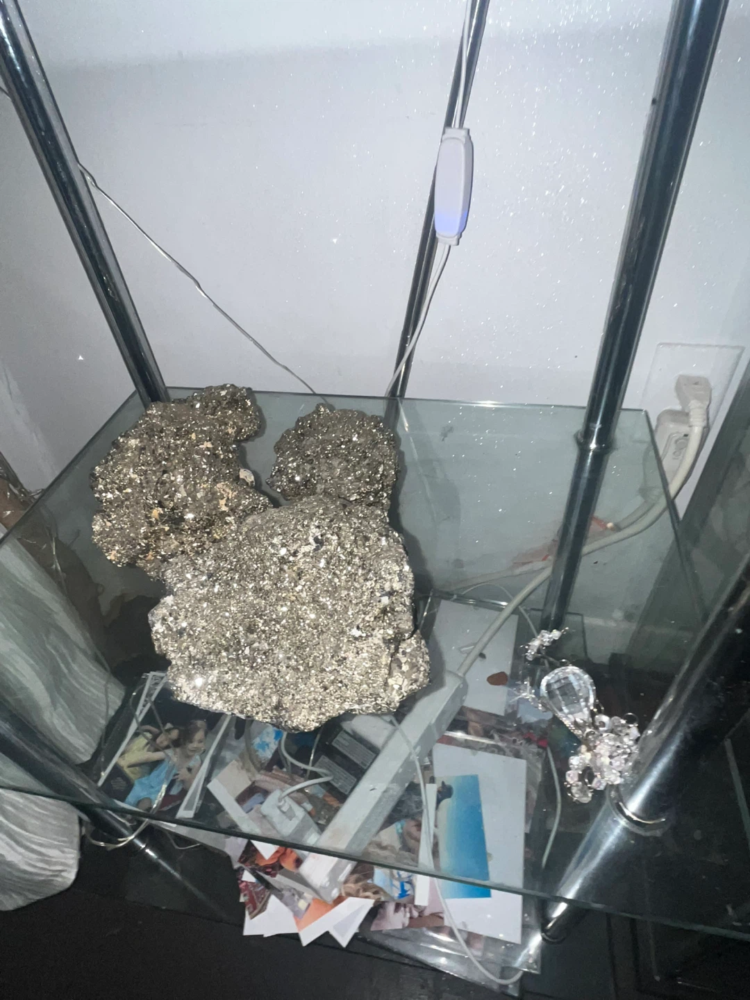 Big Natural Pyrite Mineral Cluster Specimens - photo 3