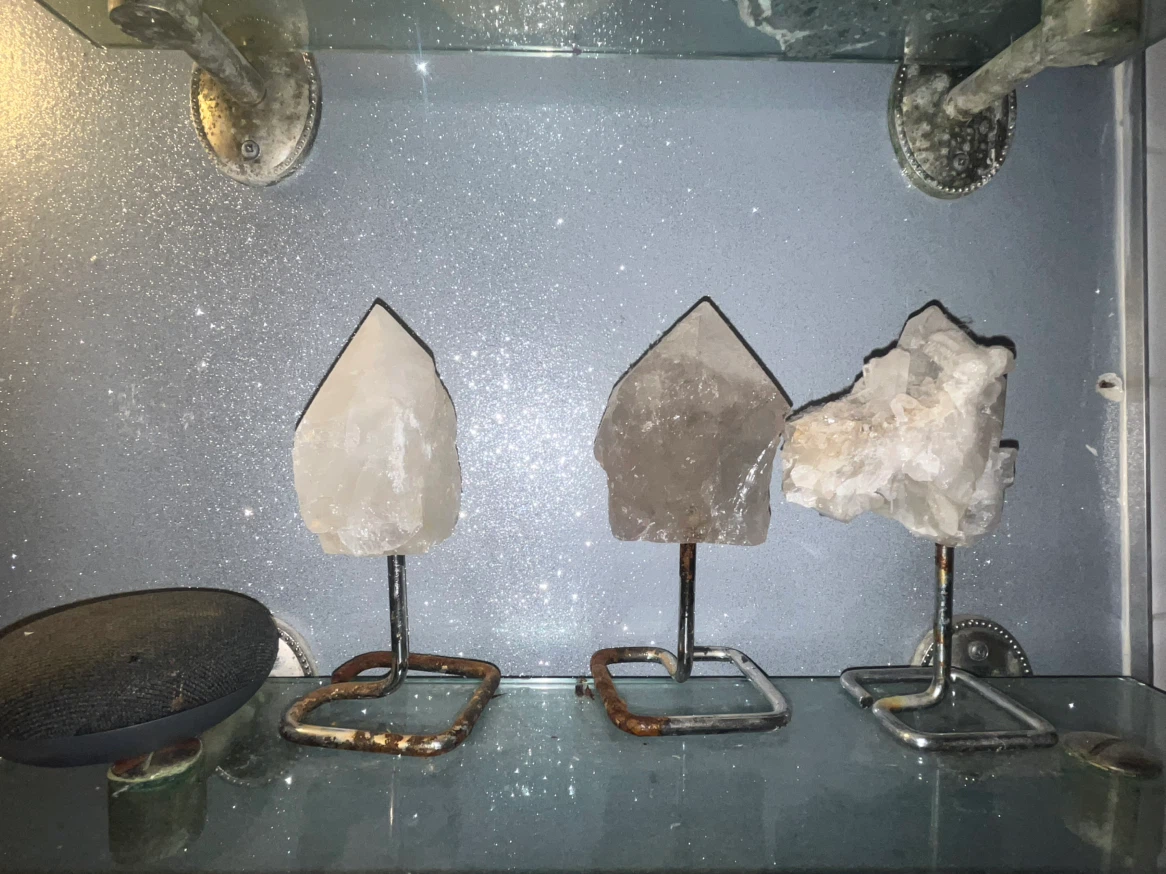 Quartz Crystal Specimens on Stands 10$ each