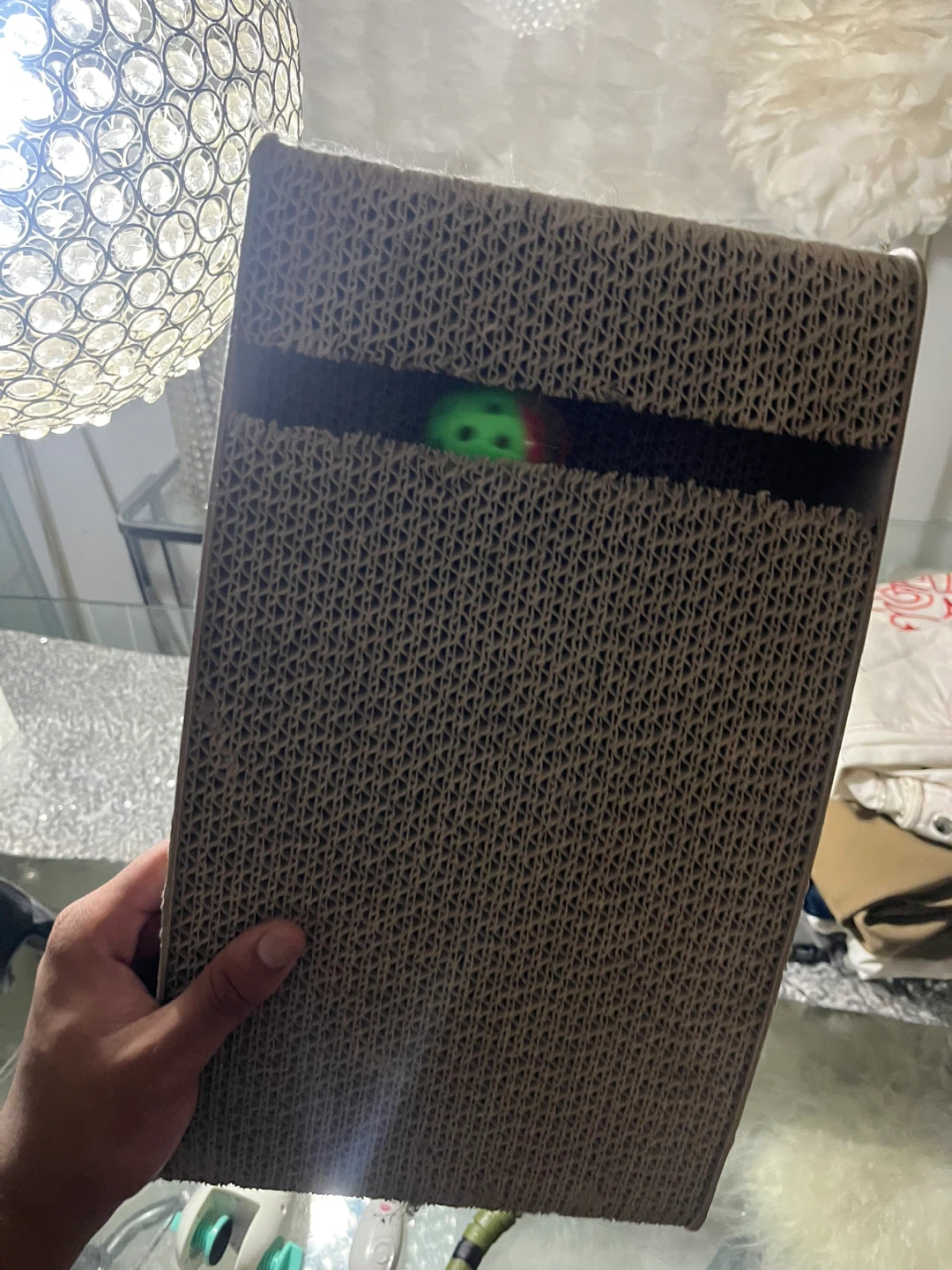 Triangle Cardboard Cat Scratcher