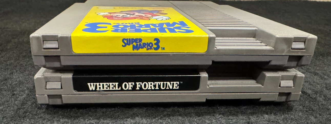 NES Game Lot - Super Mario Bros. 3 & Wheel of Fortune - photo 4
